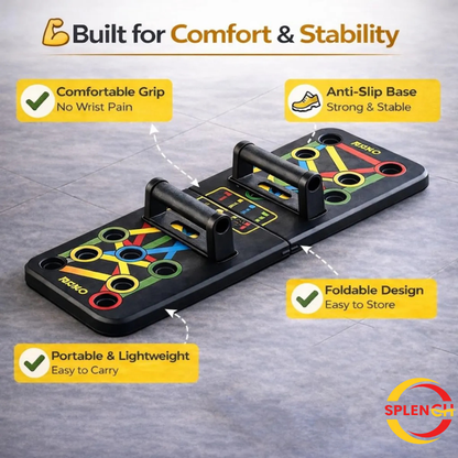Multipurpose (16 in 1) function Push Up Board