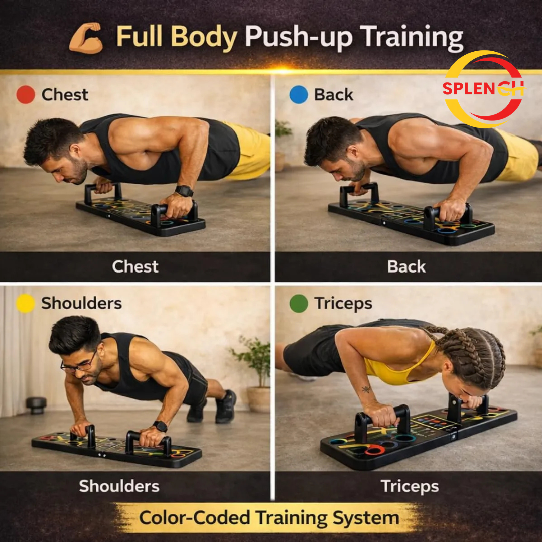 Multipurpose (16 in 1) function Push Up Board